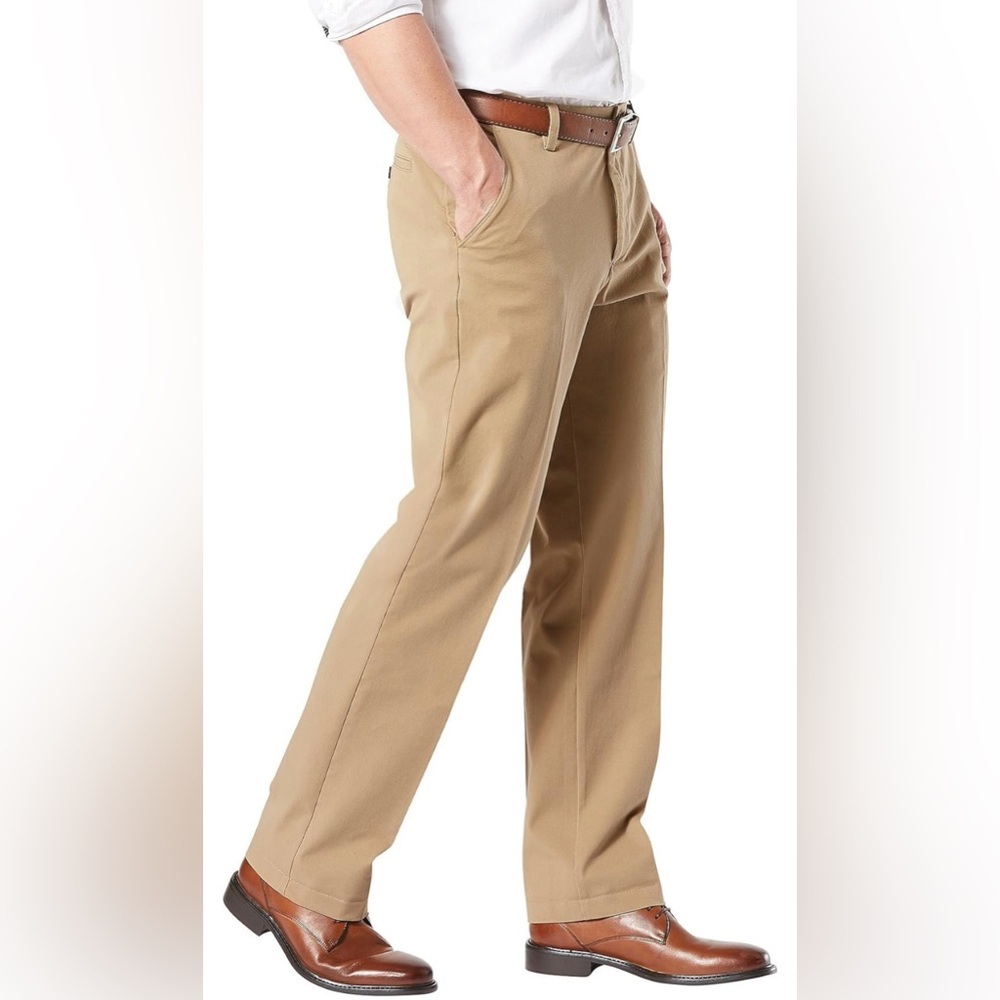 COPY - Dockers Men's Classic Fit Workday Khaki Smart 360 FLEX Pants 38X29 - Picture 4 of 8